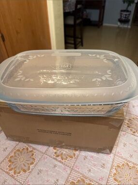 Princess House Clear Glass Baking Dish